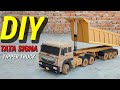 How To Make RC 22 Wheel Tata Signa Tipper Truck From Cardboard And Homemade Ll DIY