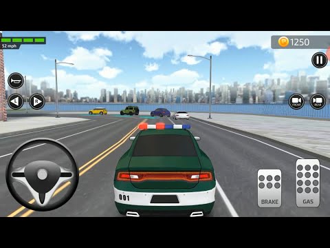Parking Frenzy 2.0 3D Game # Green Police Car City Car Driving - Best Android iOS Gameplay