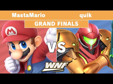 WNF 1.8 MastaMario (Mario) vs quik (Samus) Grand Finals Smash Ultimate