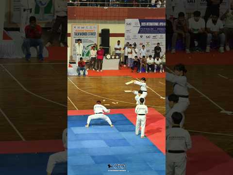 blind TAEKWONDO demonstration 🔥#ckkid #cktaekwondoclubindia #taekwondo #relatable #ctci  #shorts
