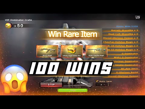 CrossFire West: 100 BLACK MARKET WINS!!!