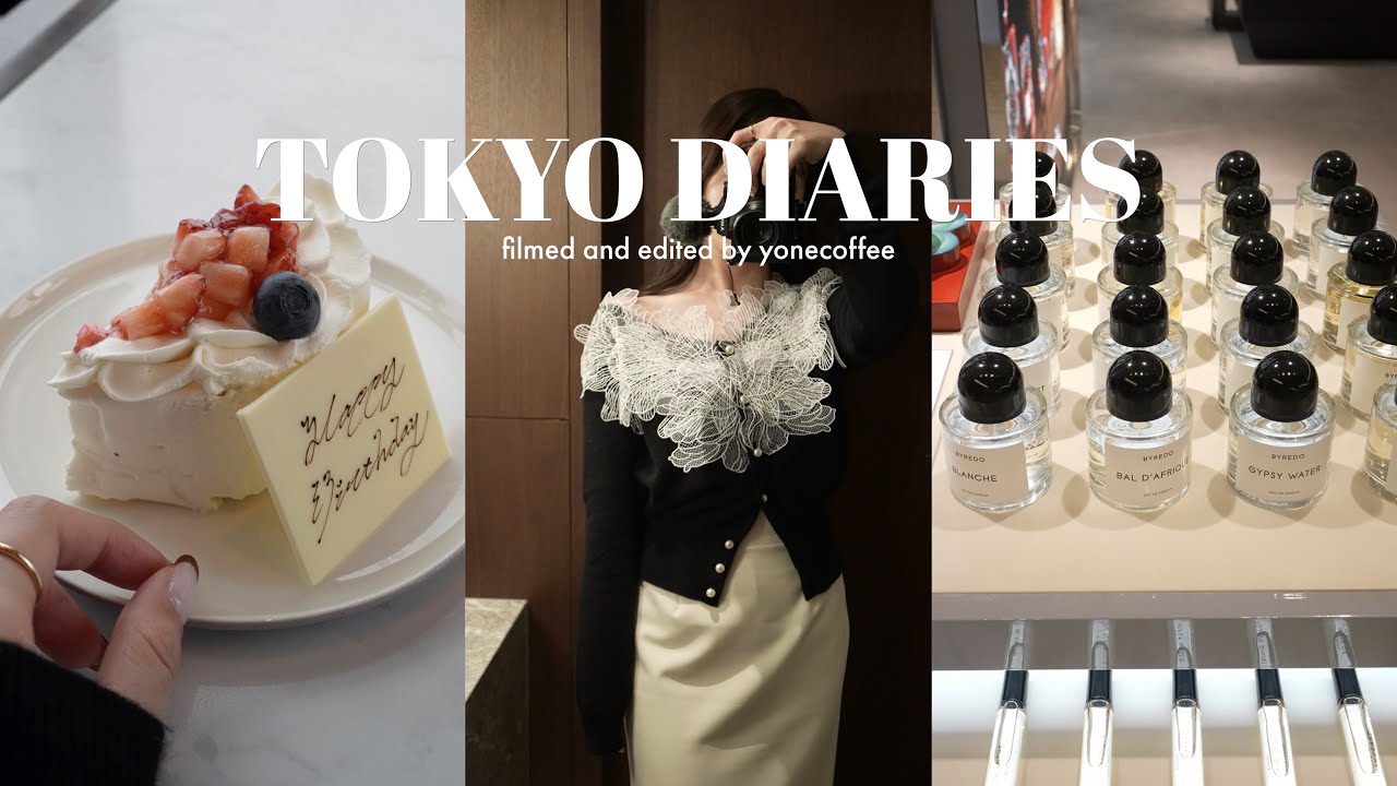 vlog｜都内OLバースデーウィークの記録🐰🩰｜ショッピング＋ホテルランチ＋ディズニー食べ歩き