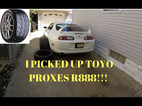 I picked up some 305/35/18 Toyo Proxes R888 for my Supra Turbo!