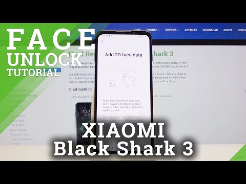 How to Activate Face Unlock in XIAOMI Black Shark 3 - Set Face Recognition