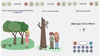 Brain Out 2 - Level 34, 35, 36 Gameplay Solution