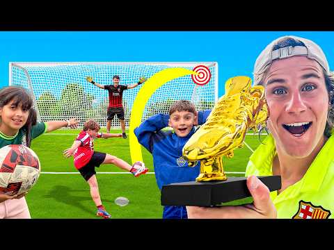 PENALTY SHOOTOUT CHALLENGE WITH THE NEIGHBORS! THE BEST STRIKER WINS!