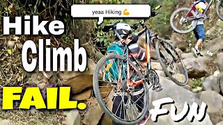 preview picture of video '1st non-Moto vlog | Uphill mountain bike climbing in india | ICM'