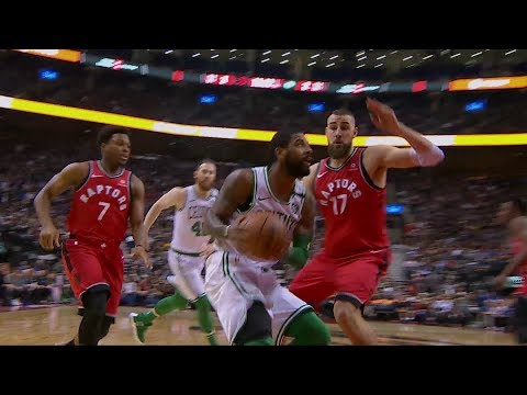 Raptors Highlights: Valanciunas Blocks Kyrie - February 6, 2018