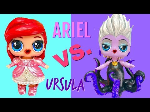 Custom Ariel the Little Mermaid Vs Ursula Doll Makeover