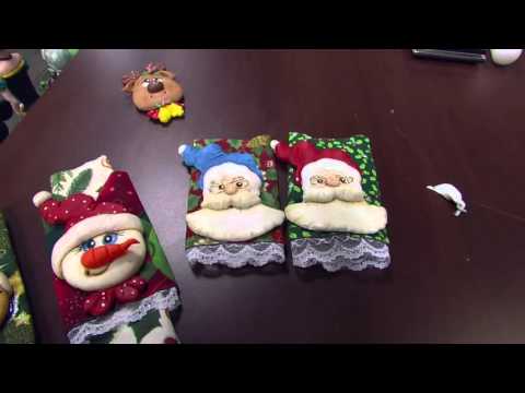 Mulher.com - 18/11/2015 - Porta guardanapo em biscuit - Regina Napoli Fracaro PT2