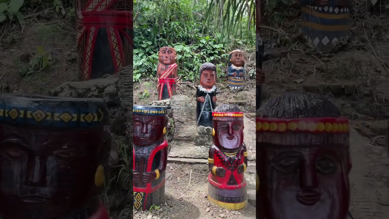 Painted anitos at The Edge #capiz #roxas #provinces #philippines #fyp