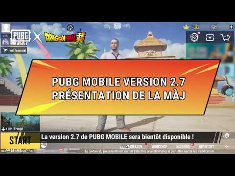 PUBGM FR - Version 2.7 Présentation de la màj 🐉🌟