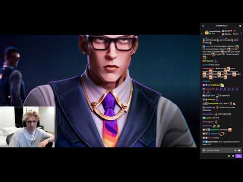 xQc reacts to Valorant "Chamber" trailer