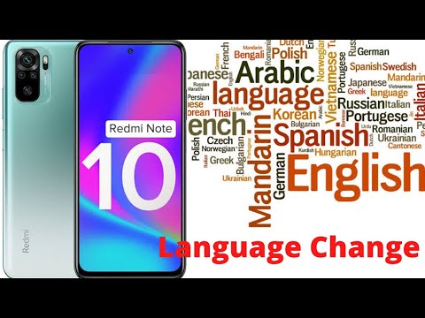 Redmi note 10 Pro Language Change easy way Android 12