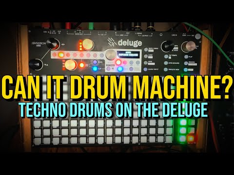 Techno Drums on the Synthstrom Deluge