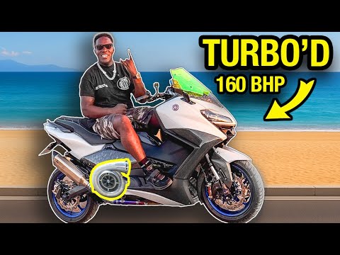 *160 PS* YAMAHA TMAX 560 TURBO AUF EINEM ROLLER?! 😳