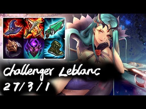 YM Knight Challenger Leblanc Mid vs Lissandra | Korea High Elo Replays
