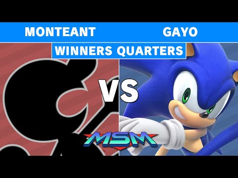 MSM Online 8 - Monteant (Game & Watch) Vs Gayo (Sonic) Winners Quarters - Smash Ultimate
