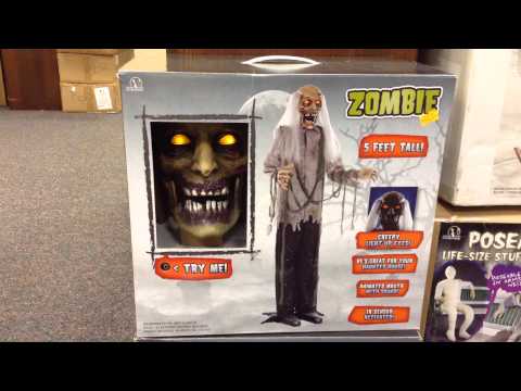 Halloween Express 2014 Life Size Animated Zombie