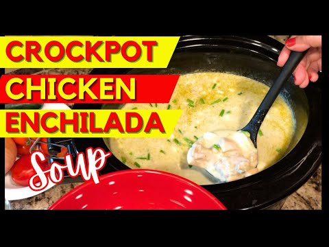 Indulge in the Creamiest Green Chicken Enchilada Soup Ever - Crockpot