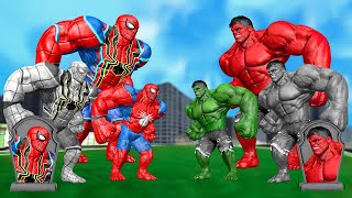 Evolution Of HULK & SPIDERMAN SUPER HEROES | LIVE ACTION STORY