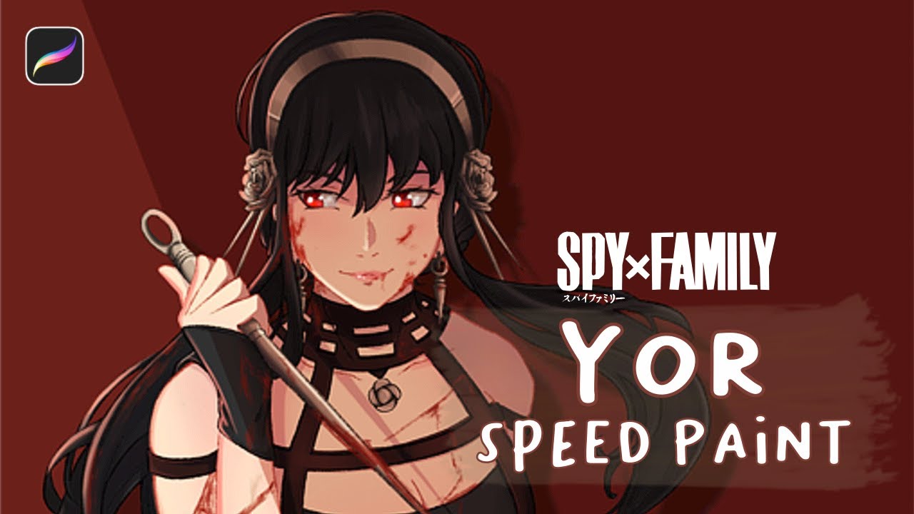 speed paint with me! | SPY X FAMILY || YOR FORGER