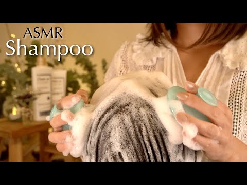 [ASMR💤] Soothing Shampoo & Hair Treatment, Scalp Care...