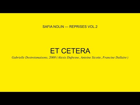 Video thumbnail for Et cetera