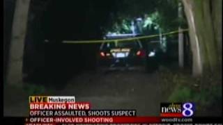 preview picture of video 'Muskegon Officer Involved Shooting'