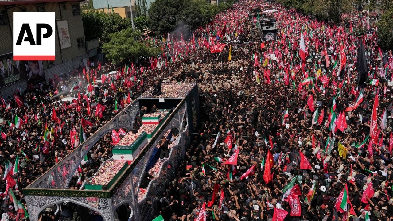 Video | Mourners vow 'revenge' at Iran Supreme Leader Khamenei's funeral procession