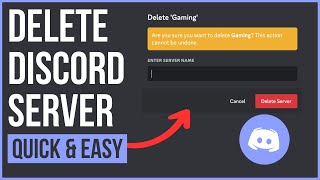 How to Delete Discord Server on PC