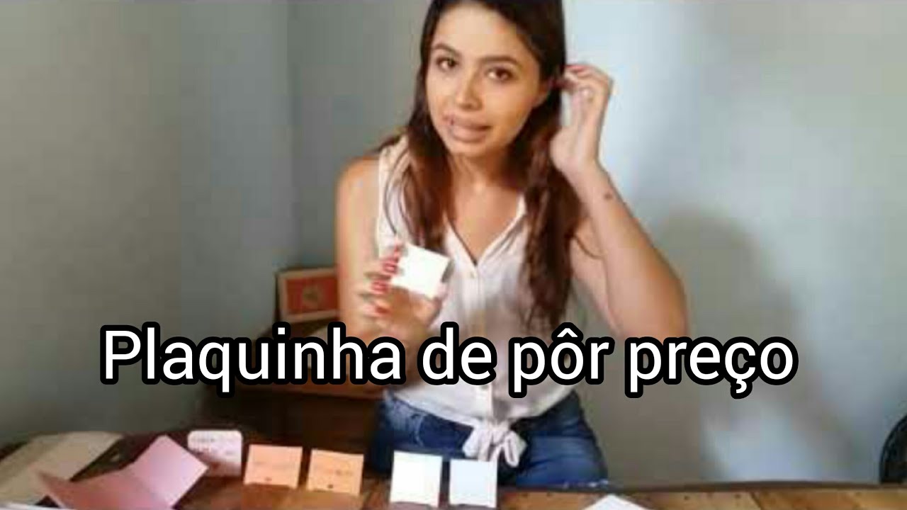 #Dica de como fazer plaquinha de por preço, sem gastar nada!