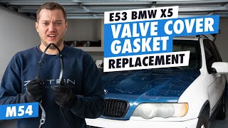 DIY E53 BMW X5 Valve Cover Gasket Replacement M54