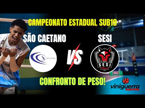 💥SÃO CAETANO X SESI JAÚ | Campeonato Estadual Sub19