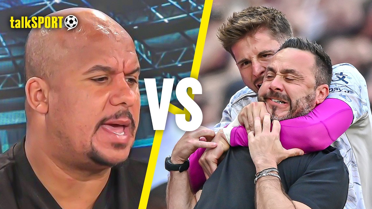 "AN EMBARRASSMENT!" Gabby Agbonlahor HAMMERS Guglielmo Vicario & URGES Spurs to 'GET RID!'