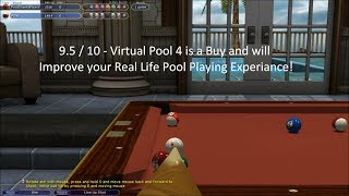 Virtual Pool 4 Review - Pool Player First Impressions 9.5 /10! (HD)