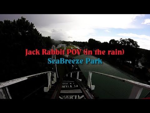 On-ride point of view of Jack Rabbit
