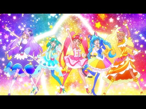 [1080p] Color Charge! (Star Twinkle Precure 2nd Group Transformation)