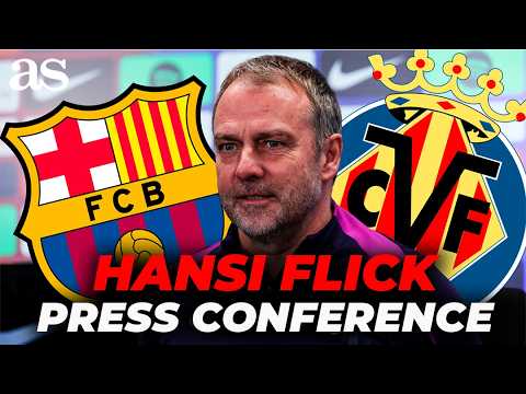 HANSI FLICK, Full PRESS CONFERENCE FC BARCELONA vs. VILLARREAL