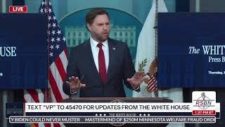 WATCH: VP Vance Rips into the Fake News's Reporting of the Minnesota Shooting - 1/8/26