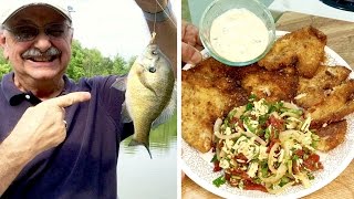 Slip Bobber Fishing for Crispy Italian Fillets