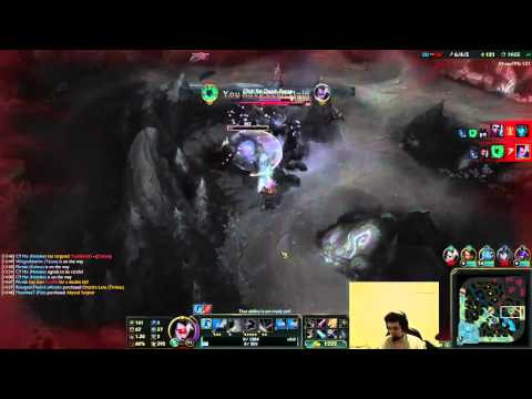 Wings getting ganked by elise IRL while phreak is dying