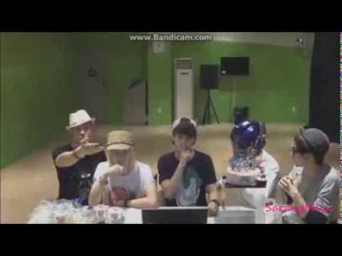 130808 Nu'EST Tv - Minhyun imitating Optimus Prime ('My name is Optimus Prime')