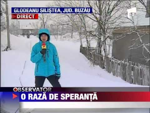 Mircea Badea ii ajuta pe sinistratii din comuna Glodeanu Silistea 15 FEBRUARIE 2012