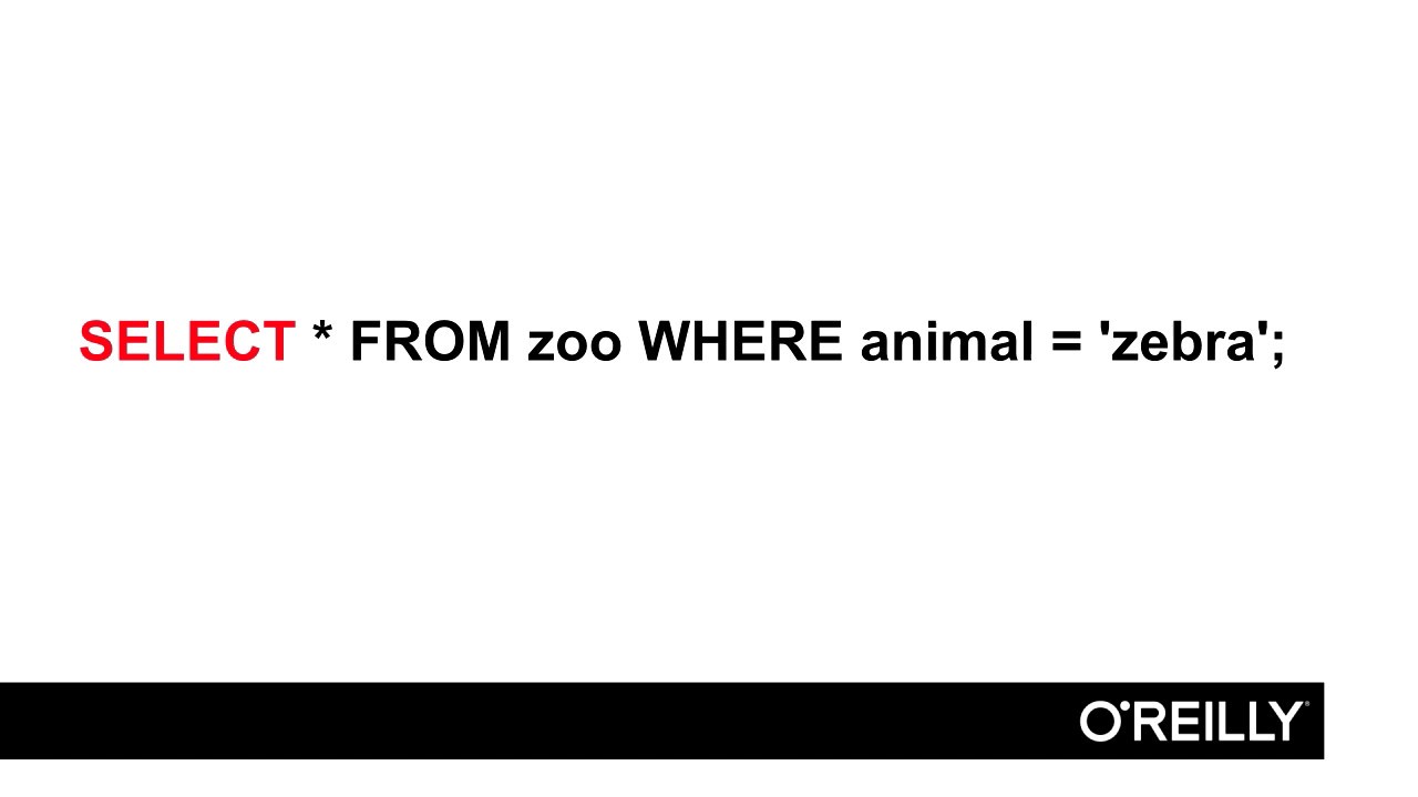 0202 DEMONSTRATION OF SQL FOR DATA ANALYSIS (O'Reilly Video Course)