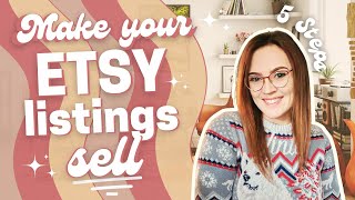 BOOST sales of your Etsy listings in 5 steps 🟠 How to sell on Etsy in 2023