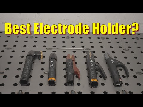 Part of a video titled Stick Welding Electrode Holders (Stingers) - YouTube