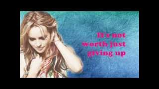 Hold On For Dear Love-Bridgit Mendler (Lyrics Video)