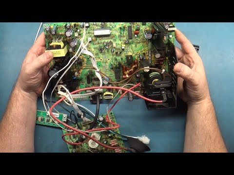 27" D9800 Arcade Monitor Repair - All White Screen/Discolored Corners/Flickering Image/Clicks On/Off