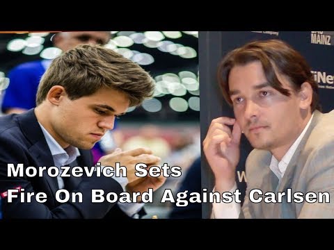 Morozevich sets the board on fire against Carlsen